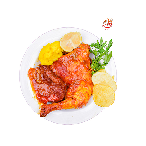  عکس خوراک مرغ زعفراني